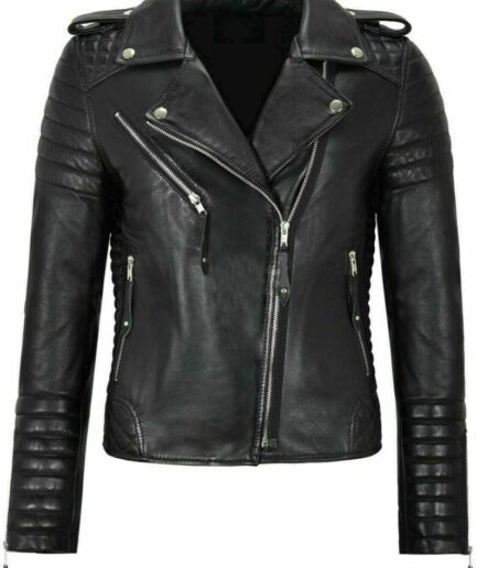 Leather Jacket Women Motorbike Jacket Black Leather Lamb Leather Jacket Handmade Jacket Designer Vintage Leather Jacket